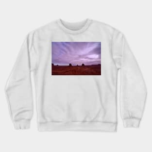 Monument Valley and Clouds3 Crewneck Sweatshirt